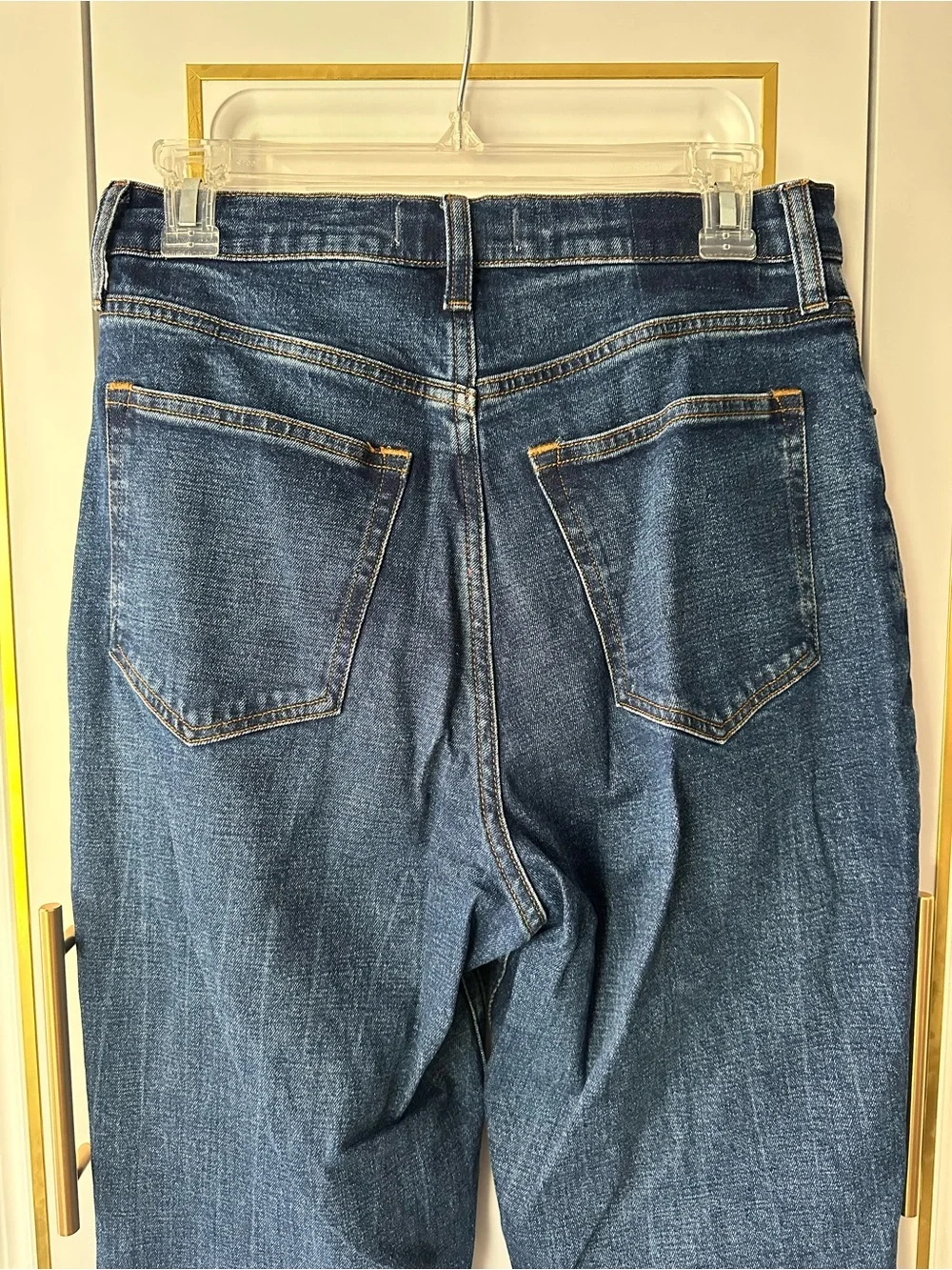 Abercrombie & Fitch Curve Love Ultra High Rise Ankle Straight Jean Size 28L
